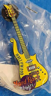 Hollywood Yellow Prince Custom Cloud Guitar Hard Rock Cafe Pin Mip Non Opéné