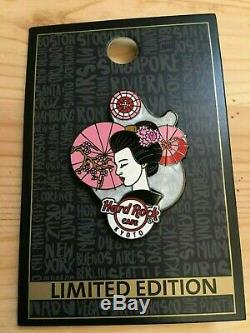 Jeu Hard Rock Cafe De Kyoto Magasin De Maiko Pin Badge 5pc`s Édition Limitée