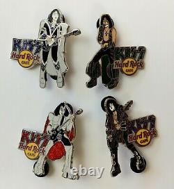 Kiss Band Hard Rock Café Pin Badge 4pc Set Dynasty En Concert Dazzle 2006 Le 200