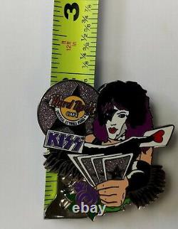 Kiss Band Hard Rock Café Pin Badge 4pc Set Fanné Playing Card Japon 2005 Le 750