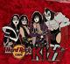 Kiss Hard Rock Cafe Pin Band Groupe Blitz Le100 Costume De Chapeau De Gene Simmons Xl