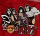 Kiss Hard Rock Cafe Pin Band Groupe Blitz Le100 Costume De Chapeau De Revers Gene Simmons Xl