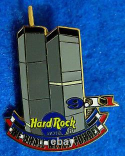 Las Vegas Hotel Sept 11th 9-11 Centre Mondial Du Commerce Twin Towers Hard Rock Cafe Pin