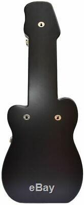 Nouveau Hard Rock Cafe Guitar Shaped Boîtier Noir Pour Pins! 31 X 12,6 X 2,2