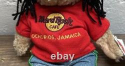 OCHO RIOS JAMAICA Hard Rock Cafe Ours en peluche # 303 Robe locale Reggae Peluche 2007