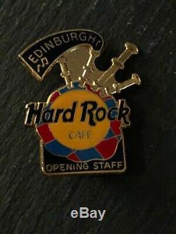 Personnel D'ouverture Hard Rock Cafe Pin Edinburgh Limited Edition