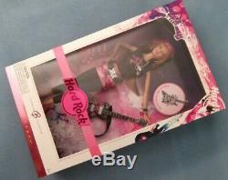 Pink Label Hard Rock Café Poupée Barbie Et Guitare Collector Pin Collier Et Boucles D'oreilles