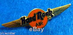 Prototype Échantillon Hard Rock Air Morton Ailes Pilotes Gold Hard Rock Cafe Pin