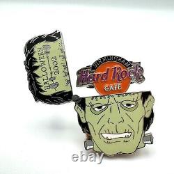 Rare 2002 Hard Rock Cafe Halloween Frankenstein Épingle émaillée à charnière Hd Birmingham