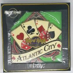 Rare Edition Limitée Hard Rock Atlantic City Collectors Pin #6 De 100