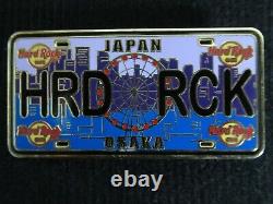 Set Complet Rock Cafe Japon License Plate Pin 9 Pins Set (no Limited)