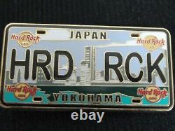 Set Complet Rock Cafe Japon License Plate Pin 9 Pins Set (no Limited)