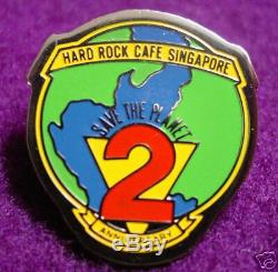 Singapour 2 Anniversaire Du Personnel Hard Rock Café Pin