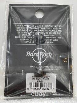 Tee-shirt exclusif de la ville de Hard Rock Cafe PIN V15 New York Times Square Taxi Guitar HTF